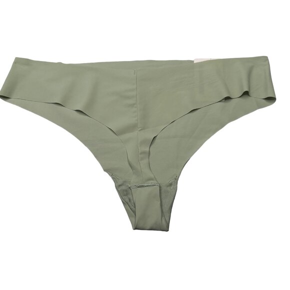 Calvin Klein Women's Size XL Panty Thong Seamless Green New With Tags - Picture 2 of 8